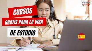  CÓMO BUSCAR CURSOS GRATIS EN ESPAÑA ⭕️ Para la Visa y Estancia de Estudios (TUTORIAL)‍‍