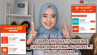 CARA DAPAT VOUCHER GRATIS ONGKIR DAN CASHBACK DI SHOPEE SAMPAI PUASS | CARA CLAIM VOUCHER SHOPEE FUL