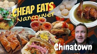 BEST CHEAP EATS VANCOUVER (Chinatown!!) + HIDDEN GEMS!!