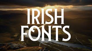 Irish Elegance: 10 Beautiful Fonts That Capture the Spirit of Ireland