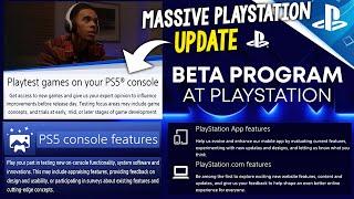 Massive NEW PS5 BETA PROGRAM Revealed - Full Details, Early Game Testing, New Updates Testing + More