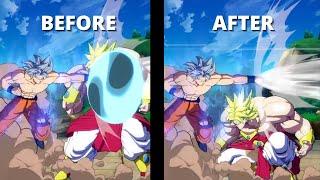 UI Goku Changes! Before and After Comparison!! | Dragon Ball FighterZ New Patch