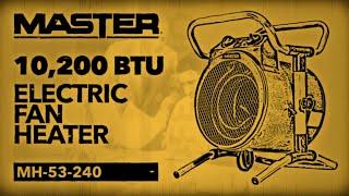 Master® | 10,200 BTU Electric Fan Heater