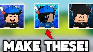 How To Make "FREE" Cartoony and Customizable ROBLOX PROFILE PICTURE!!