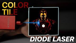 Color Engraving Ceramic Tiles Using a Diode Laser- 4 Step Tutorial!