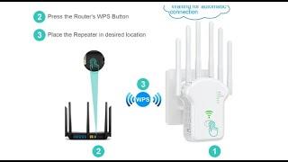 1200Mbps WIFI repeater setup | How to Setup a Wall Plug AC WIFI Range Extender 1200Mbps