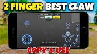 2 finger claw settings pubg mobilethe best control,just copy & use
