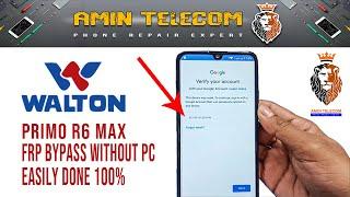 Walton Primo R6 Max FRP Bypass Without PC Easily Done || Walton primo R6 Max FRP bypass solution
