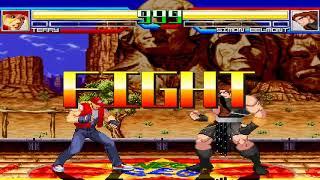 NICK54222 MUGEN: Terry Bogard (me) VS Simon Belmont