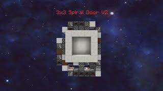 [Tutorial] 1 Wide 3x3 Spiral Door V2 1.13+