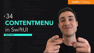 How to use ContextMenu in SwifUI | Bootcamp #34