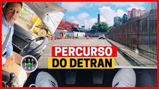 PERCURSO DE CARRO DO DETRAN.