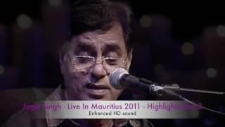 Jagjit Singh Live In Mauritius Part 2 - Selected highlights with stereo HD sound