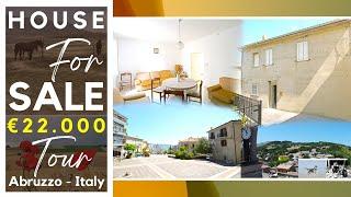 A REAL BARGAIN | €22K FANTASTIC Italian HOME | House for SALE in ABRUZZO in beautiful Village | Tour