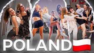 POLEN  „1“ Dance Front Festival. Reise nach Polen für 3 Tage. Straße, Siedlung, erster Tag.
