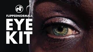 How to use FlippedNormals Eye Kit in Modo