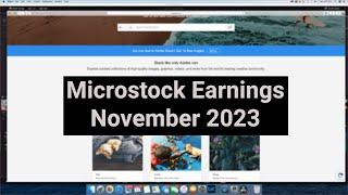 Stock Photography : Microstock Earnings - November 2023