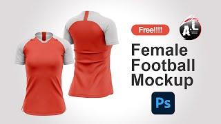 WOMEN FOOTBALL MOCK UP