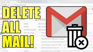 How to Delete All Mail in Gmail AT ONCE!