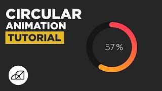 Circular Infographic Pie Chart Animation Tutorial, After Effects