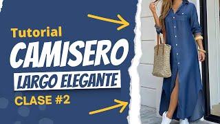 Camisero Largo y Elegante: Clase 2 – Aprende a Tizar y Optimizar la Tela