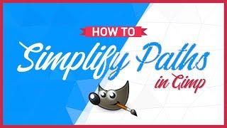 How to Simplify Paths in GIMP