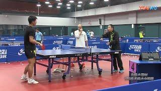 Zhang Jike Learn How To Do Reverse Backhand Flick With Liu Guoliang