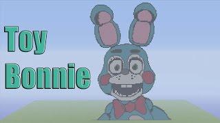 Minecraft Pixel Art Timelapse: Toy Bonnie Five Nights At Freddy's