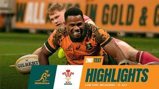 Wallabies v Wales Highlights | Second Test | 2024