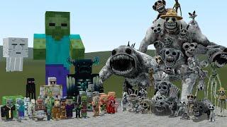 ALL ZOONOMALY MONSTERS VS ALL MINECRAFT MOBS In Garry's Mod!.mp4