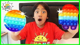 Ryan's POP IT fidget toys Collection!