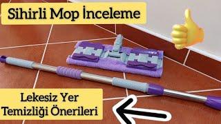 SİHİRLİ MOP Alınır Mı️Lekesiz Yer Temizliği Önerileri  Mandallı Mop Detaylı İnceleme Vlog