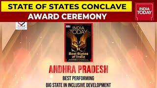 India Today State Of States Conclave 2021 Award Ceremony