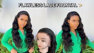 FLAWLESS MELTED LACE FRONTAL INSTALL ft. DONMILY HAIR | ONA OLIPHANT