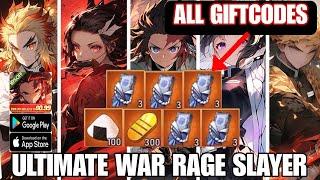 Ultimate War Rage Slayer & All 6 Giftcodes - How to Redeem | Ultimate War Rage Slayer Free 6 Codes