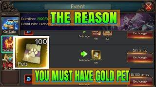 WHY YOU MUST ACTIVATE GOLD PET??  LEGACY OF DISCORD