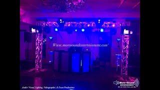 Time Lapse Orlando Wedding DJ gig log Global Truss setup Martin, ADJ Lighting