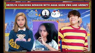 HEZELYA COACHING SESSION WITH AQUA GODS VMG AND AREMZY  | Top axie Player | Axie Infinity