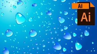 Design a Realistic 3D Water Drop Effect in Adobe Illustrator CC Tutorial | Full HD