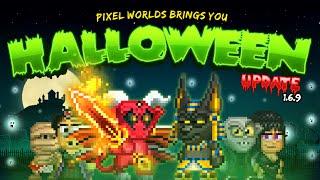 Halloween update 2021! -  Pixel Worlds Update 1.6.9