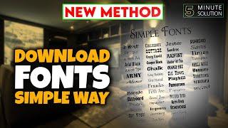 Download Fonts On Android | How to download fonts simple way on android/ios 2024