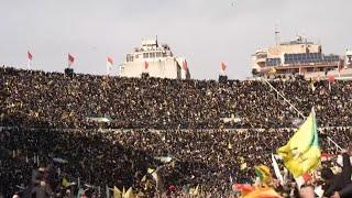 Israeli jets fly low over Hezbollah funeral for slain chief in Beirut | AFP