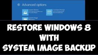 Restore Windows 8/8.1 with System Image Backup using Windows DVD