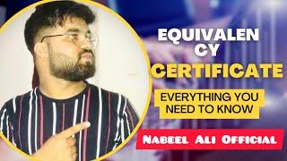 What is Equivalency Certificate???Complete information!!!     #pakistan #turkey #education