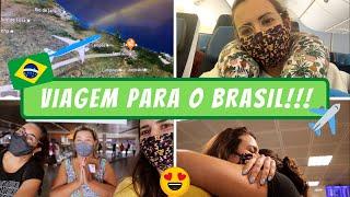 VIAJANDO PARA O BRASIL!!   reencontro com a família, voo lotado e hotel no aeroporto de Guarulhos.