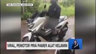 Viral, Pemotor Pria Pamer Alat Kelamin