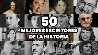 Los 50 MEJORES ESCRITORES de la HISTORIA (2025) NOVELISTAS más FAMOSOS