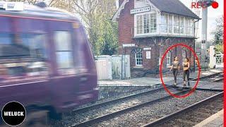 150 Shocking Train Moments Of Luckiest People Caught On Camera!