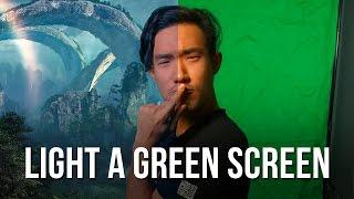 How to Light a GREEN SCREEN in 4 Minutes