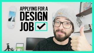 How To Apply For A Design Job